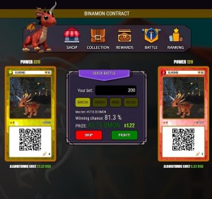 Binamon contract overview