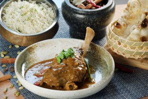 Kashmiri Lamb Shank with Basmati Pilaf Rice