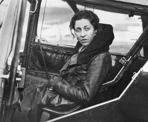 Amy in her Puss Moth after returning from Capetown December 1932