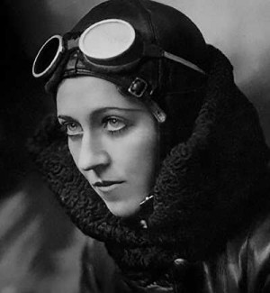 Amy Johnson portrait from the National Portrait Gallery
