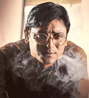 Subrat Dutta Posing for a film poster