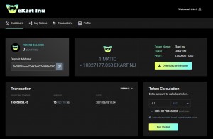 EKart Inu Coin is being hailed as INU'S killer and it has already completed 60000+ Account holders within 48hrs.