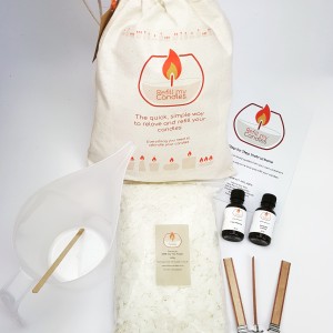 Refill My Candles Kit - 3 x 250ml candles (burn time over 160+ Hrs)