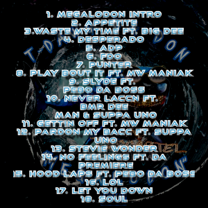 T-Dawg Da Don Megalodon Tracklist