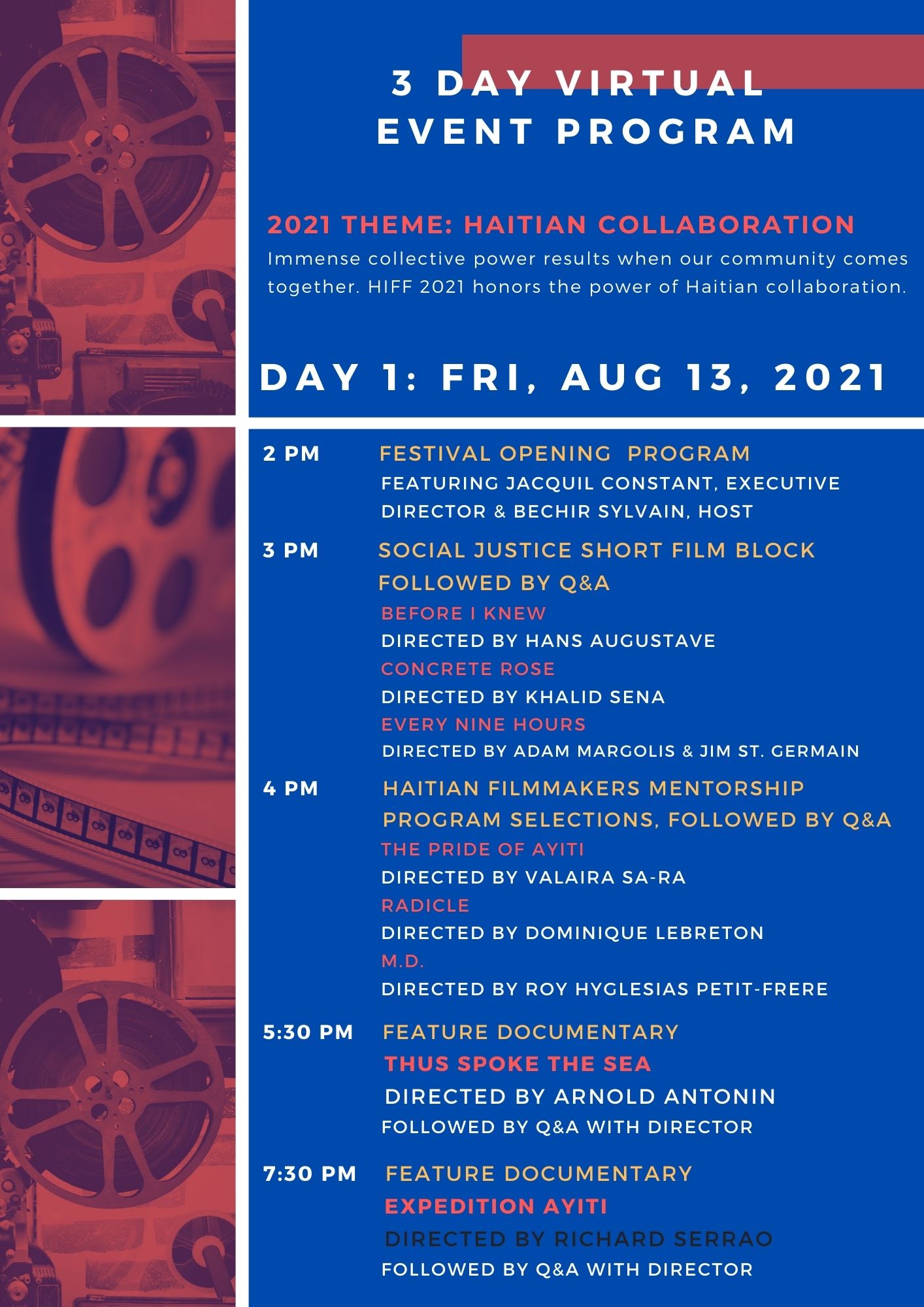 HIFF Day 1 opens at 2 pm PST on XerbTV HIFF Day 1 opens at 2 pm PST on XerbTV