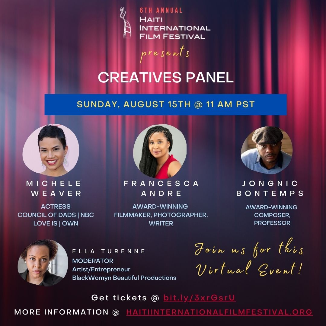 Writers Panel on Saturday August 14 at 10 am PST will discuss how to change the narrative of Haiti through innovative storytelling Duration 1 hour on Xerbtv Writers Panel on Saturday August 14 at 10 am PST will discuss how to change the narrative of Haiti through innovative storytelling Duration 1 hour on Xerbtv