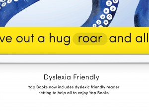 Language and dyslexia filters to help with children with all abilities
