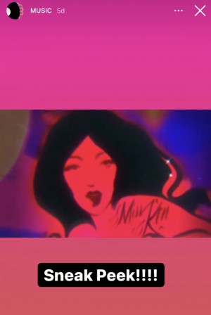 The animated music video