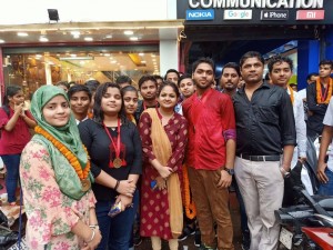 Students Celebration in Chartered Commerce