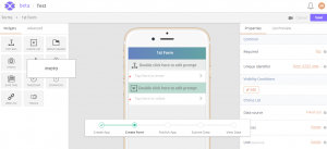 Drag and drop form fields 