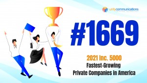 Unity Communications Premiered on Inc.5000 List of Fastest Growing Companies