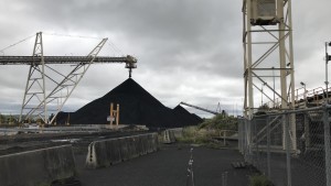 RSTs crusting and binding solutions are applied to stockpiles to suppress dust