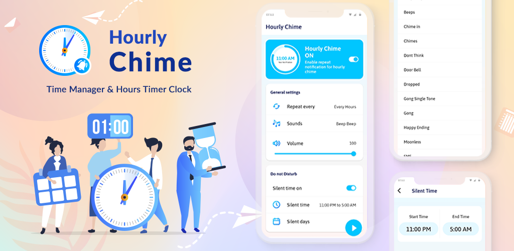 Hourly Chime Time Manager & Hours Timer Clock IssueWire