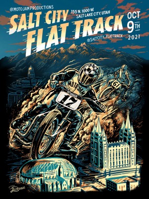 Event Poster Salt City Flat Track