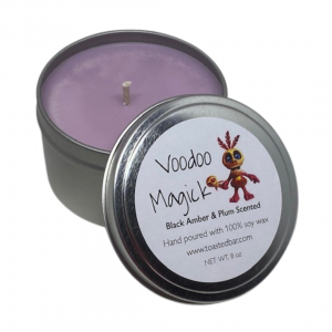Voodoo Magick - Black Plum and Amber Soy Candle