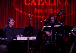 Larry Dunn on and Bunny Brunel at Catalina Jazz Club (Photo: Alex Kluft)