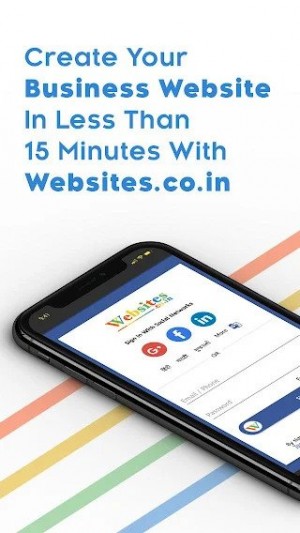 Instant Website Builder: Websites.co.in App