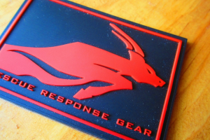 Embossed PVC Clothing Label 1000pcs