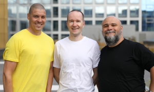 Plain Complex Team: Tuomo Peltola (left), Sasu Liuhanen and Stefano Campadello