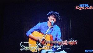 Ronak Bhatt at shooting of album song called Tere Bina.