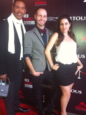 Ray Mann with film producer Shelia Raz an associate