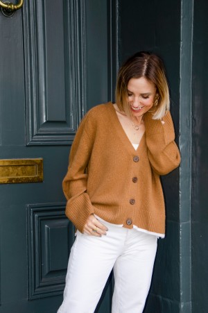 Butterscotch Cashmere Cardigan