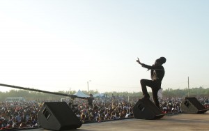 Sizzla Performing in front of thousands in Jamaica