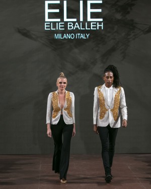 Super Model Quann Boyd and Anna kiseva @ Designer Elie Baleh Fashion Show