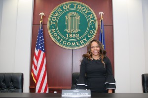 Sherri Harris Allgood sworn in as Troy NC first black female mayor