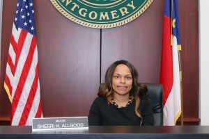 Sherri Harris Allgood sworn in as Troy NC first black female mayor