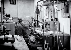 Mr. Danese at his Laboratory