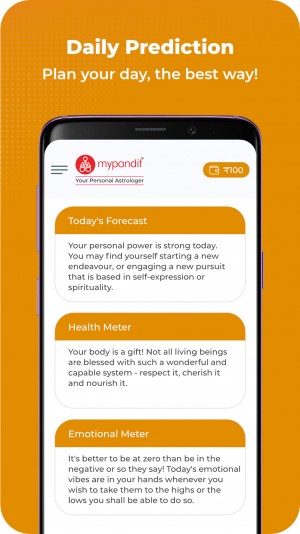 mypandit personalised prediction