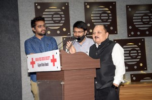 WeHear Co-founders with Chairman of Redcross 
