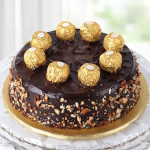 Ferrero Rocher Chocolate Cake