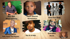Celebrity interview - Soul for Real, Rico Ball, Bakari Blocton, Raz B, Markice Moore, and Erik Baker
