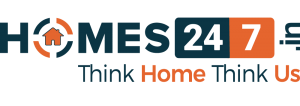 Homes logo blue orange