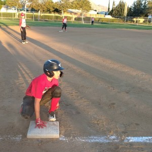 Luke stole third base 2021