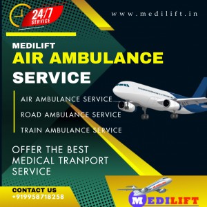 Medilift Air Ambulance Service in Delhi