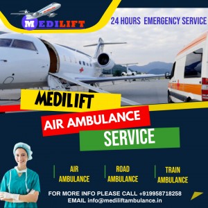 Medilift Air Ambulance Service in Patna