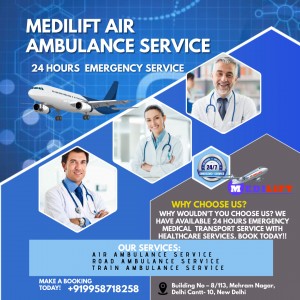 Pick Medilift ICU Emergency Air Ambulance Allahabad