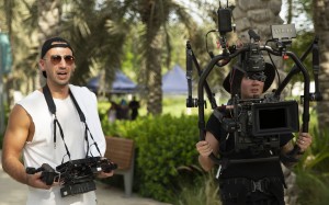 On set of music video of 