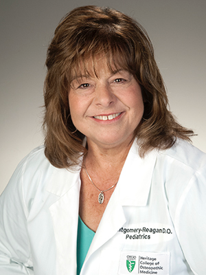 Karen Montgomery-Reagan, DO, FACOP, FAAP, a Pediatrician with OhioHealth Heritage College Pediatrics