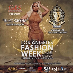 Celebrity Model Blac Chyna closes out LA Fashion Week on Oct. 27, 2021 at 6 p.m. at Don Quixote Hall.