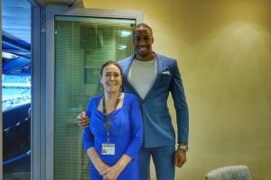 Janette Steel and Dr. Emeka Okorocha