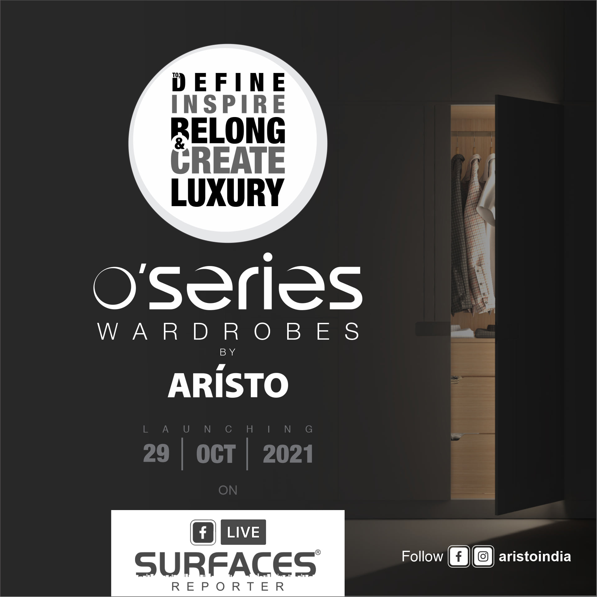 ARISTO INDIA To LAUNCH NEW Openable WARDROBE Series With Top Design