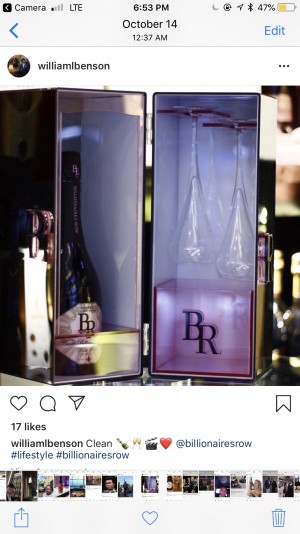 Billionaire row 24 k Gold  Beverly Hills collection Paris 