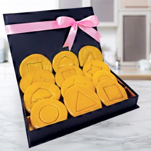 Squid Game Honeycomb Cookies