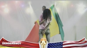 Dangerbwoy performing and proud to be from Ghana