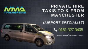 Think Airport Taxi. Think MMA Transfers in Manchester