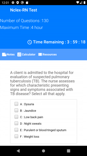 NCLEX-RN  Computer Adaptive Test